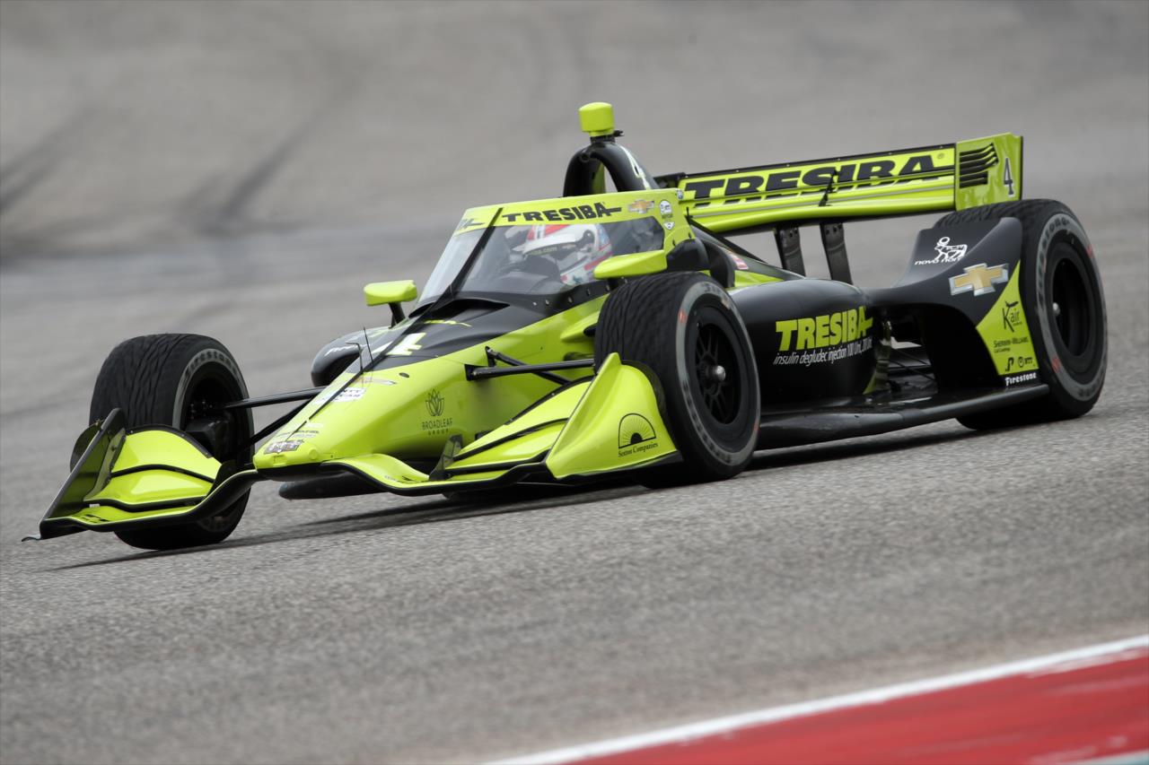 Charlie Kimball on course during the Open Test at Circuit of The Americas in Austin, TX -- Photo by: Chris Graythen (Getty Images)